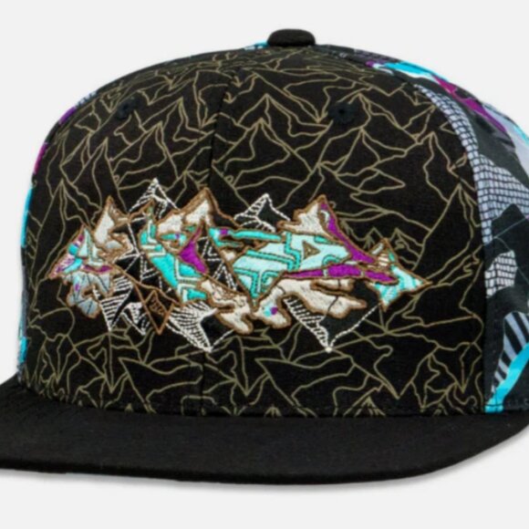 GRASSROOTS CALIFORNIA NICKO SWISS TRIP FROST SNAPBACK HAT NWT - Picture 2 of 5